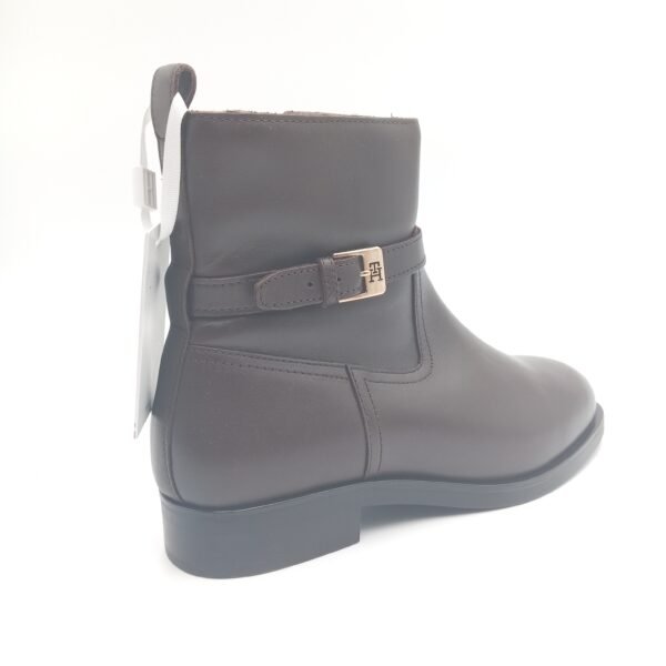 Bottines cuir marron femme Tommy Hilfiger pointure 38 arrière droit