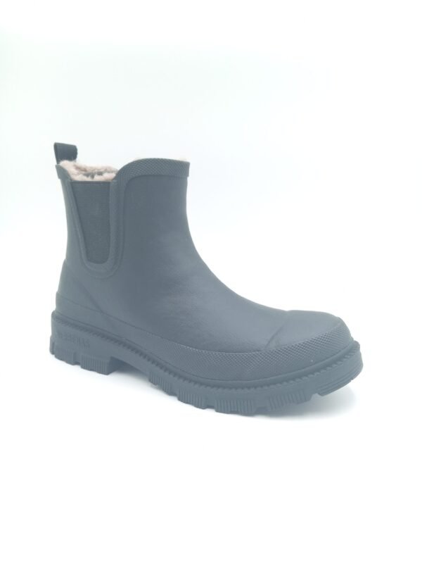 Bottines Verbenas caoutchouc noir femme