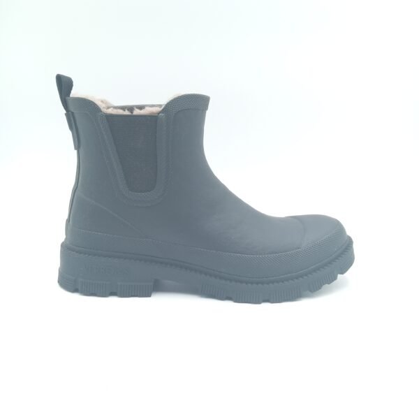 Bottines caoutchouc noir femme Verbenas pointure 38 profil