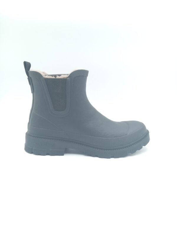 Bottines caoutchouc noir femme Verbenas pointure 38 profil