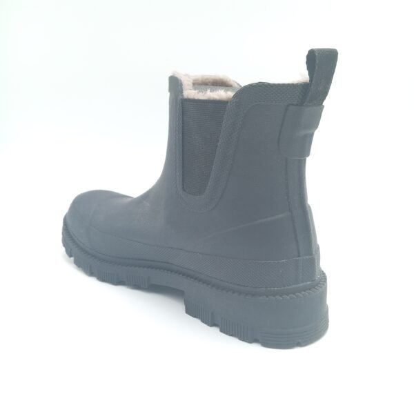 Bottines caoutchouc noir femme Verbenas pointure 38 arrière gauche