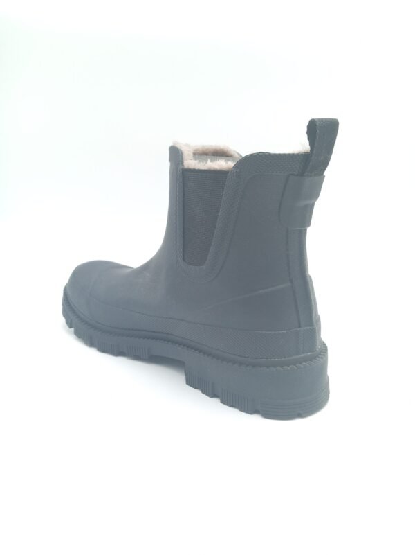 Bottines caoutchouc noir femme Verbenas pointure 38 arrière gauche