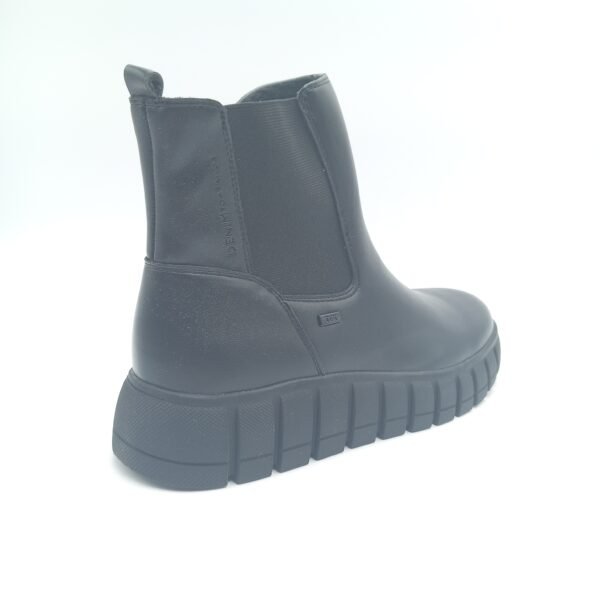 Bottines noires plateforme femme Tom Tailor pointure 39 arriere droit