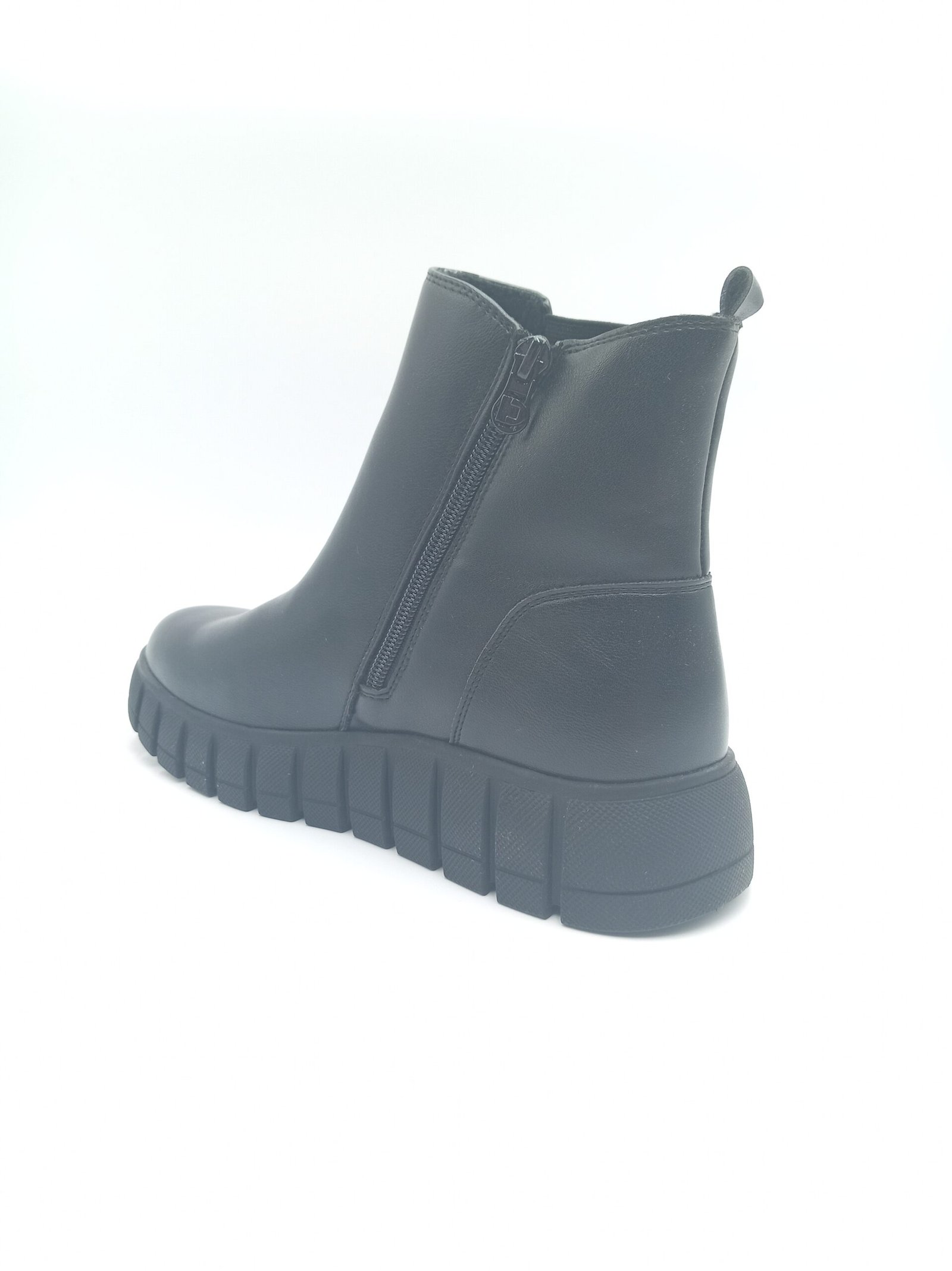Bottines noires plateforme femme Tom Tailor pointure 39 arriere gauche
