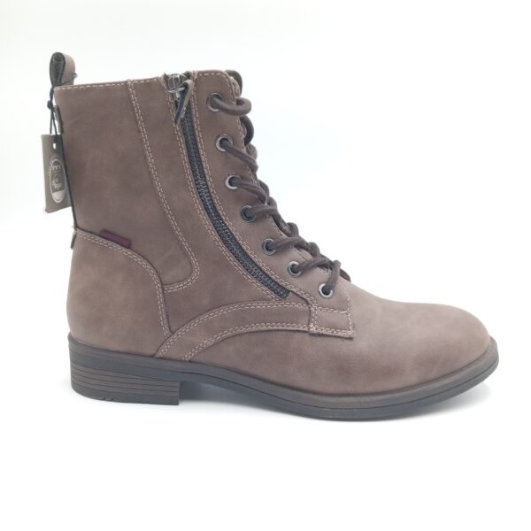 Bottines marron à lacets femme Tamaris pointure 40 profil