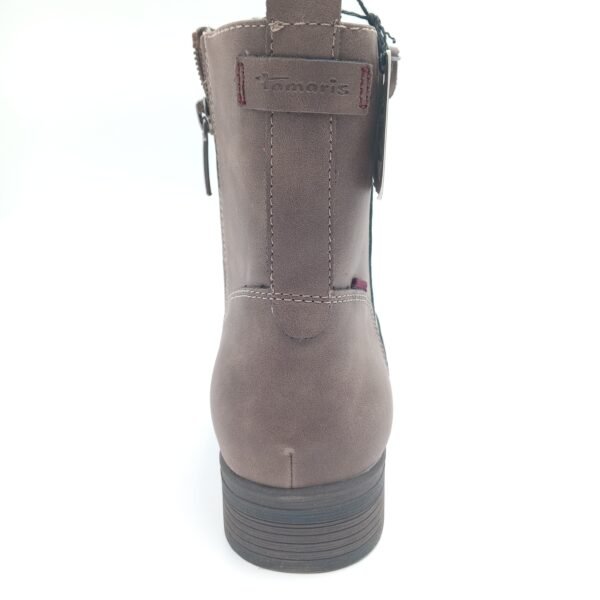 Bottines marron à lacets femme Tamaris pointure 40 arriere