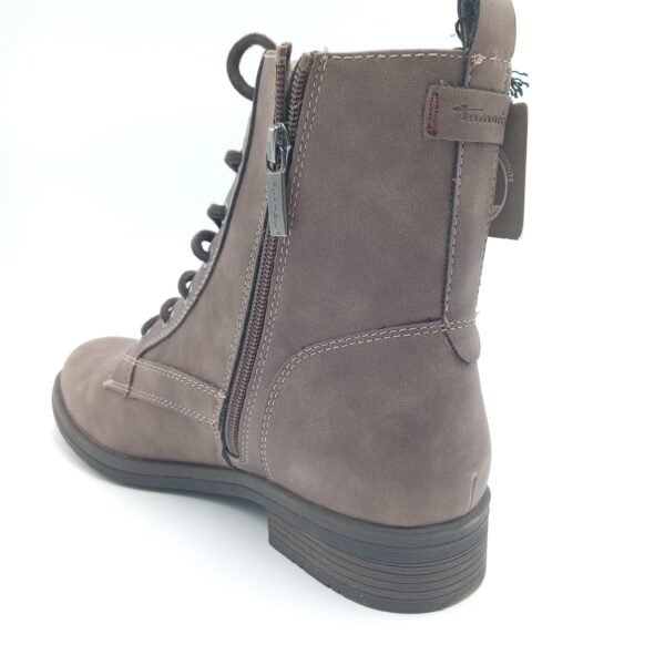 Bottines marron à lacets femme Tamaris pointure 40 arrière gauche