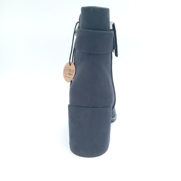 Bottines noires à talon femme Marco Tozzi pointures 38 et 40 arrière