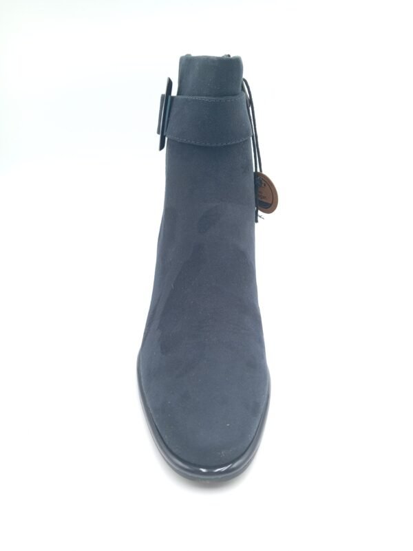 Bottines noires à talon femme Marco Tozzi pointures 38 et 40 dessus