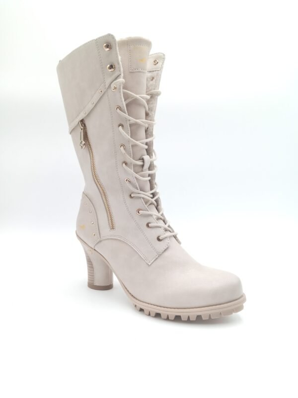 Bottes Mustang beige fourrées femme Mustang pointure 40