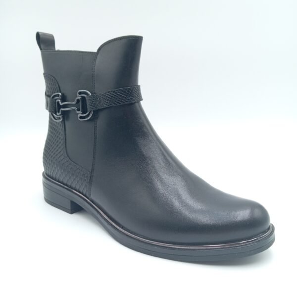 Bottines Caprice cuir noir femme Caprice Kania pointure 39