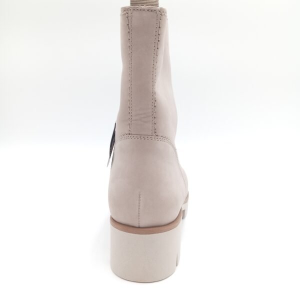 Bottines nubuck beige femme Gabor Combat pointure 40 arriere