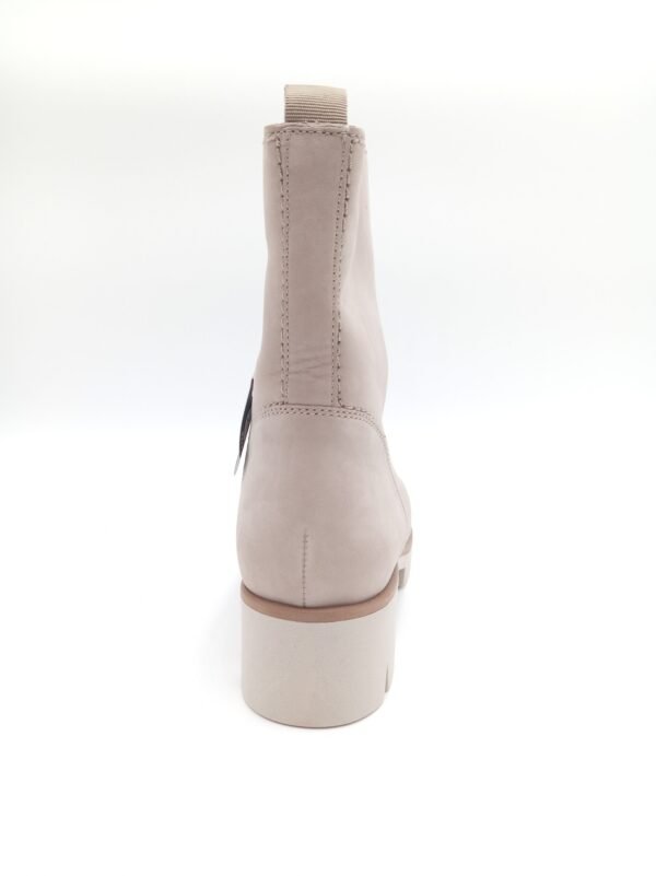 Bottines nubuck beige femme Gabor Combat pointure 40 arriere
