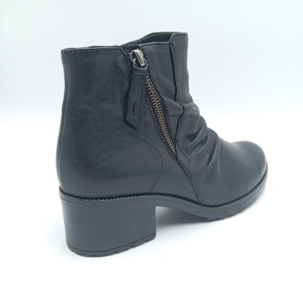 Bottines cuir noir femme Gabor New Jersey pointures 38 et 39 arriere droit