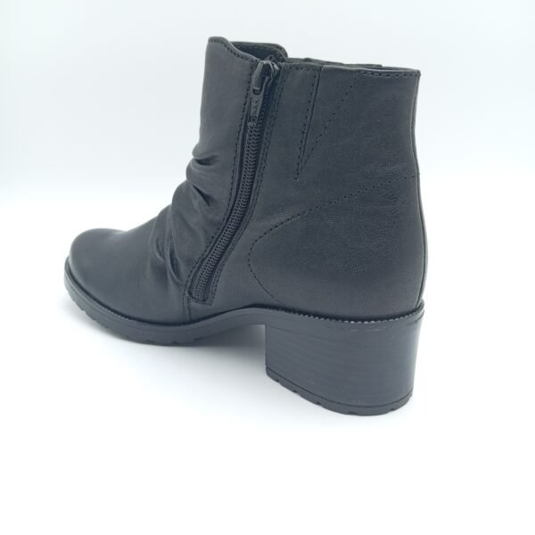 Bottines cuir noir femme Gabor New Jersey pointures 38 et 39 arriere gauche