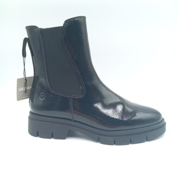Bottines noires vernies femme Tamaris pointure 39 profil