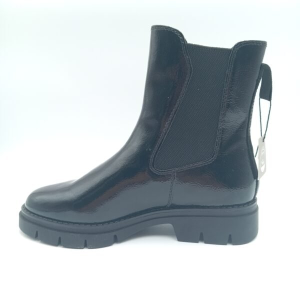 Bottines noires vernies femme Tamaris pointure 39 profil opposé