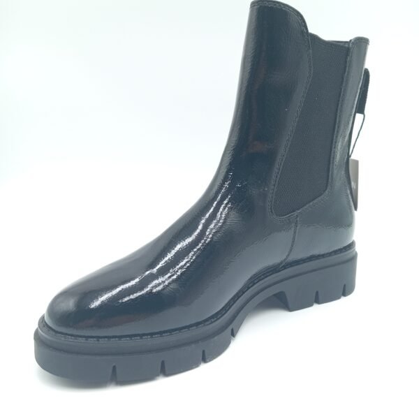 Bottines noires vernies femme Tamaris pointure 39 avant gauche