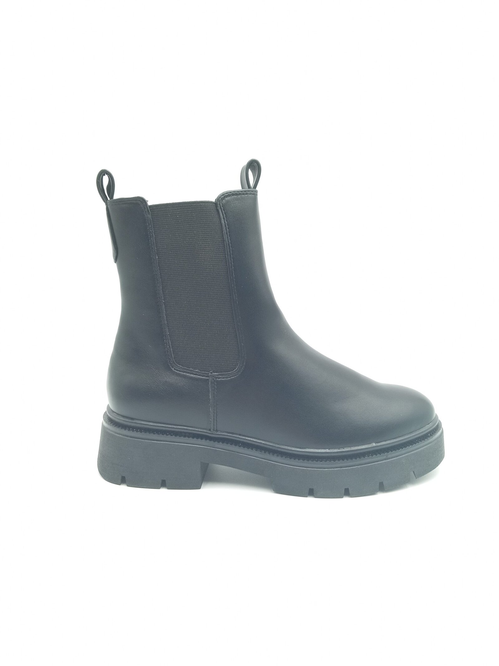 Bottines noires plateforme femme Marco Tozzi pointure 39 profil