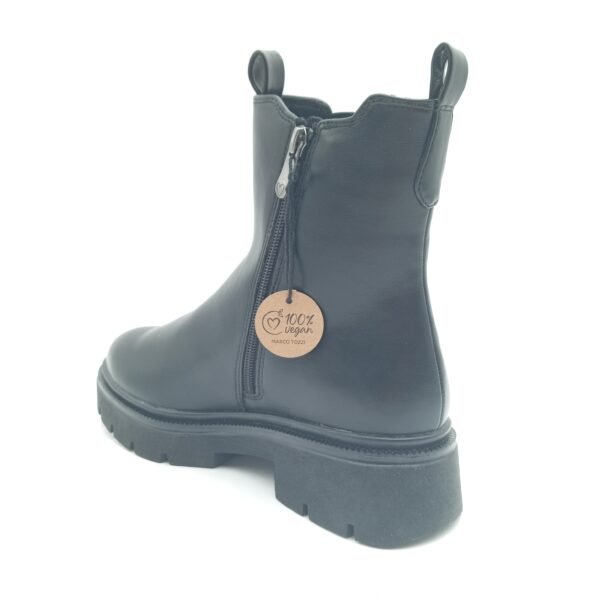Bottines noires plateforme femme Marco Tozzi pointure 39 arrière gauche