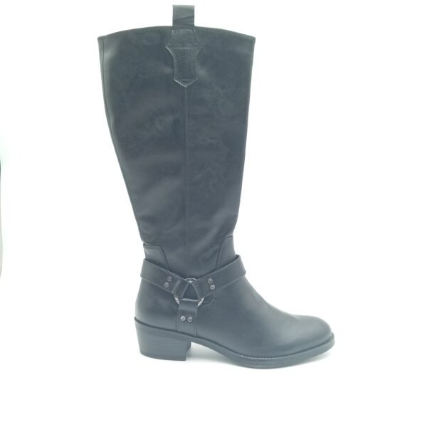 Bottes noires fourrées femme Marco Tozzi pointure 39 profil