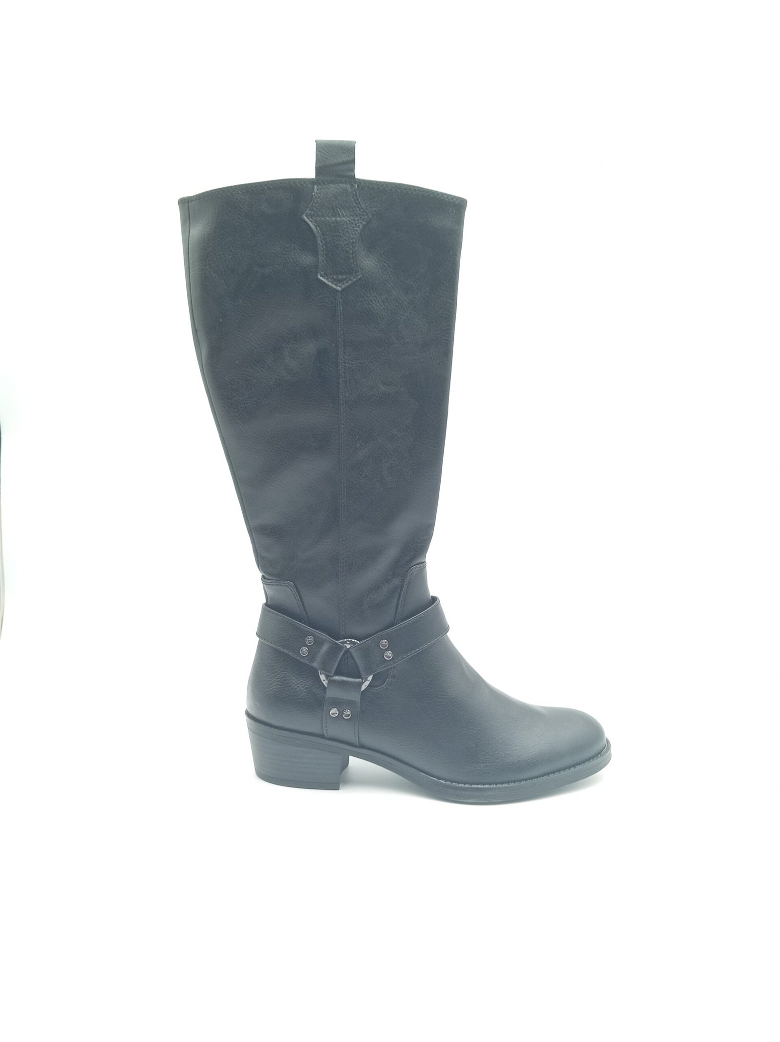 Bottes noires fourrées femme Marco Tozzi pointure 39 profil