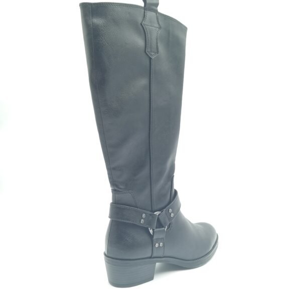 Bottes noires fourrées femme Marco Tozzi pointure 39 arrière droit
