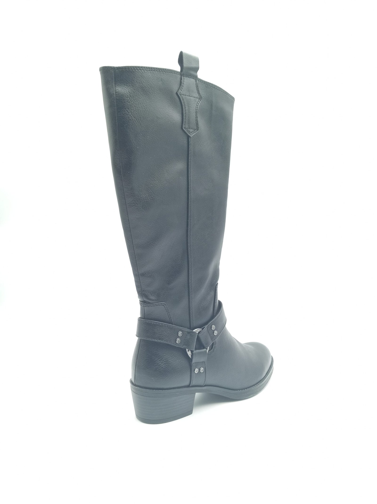 Bottes noires fourrées femme Marco Tozzi pointure 39 arrière droit