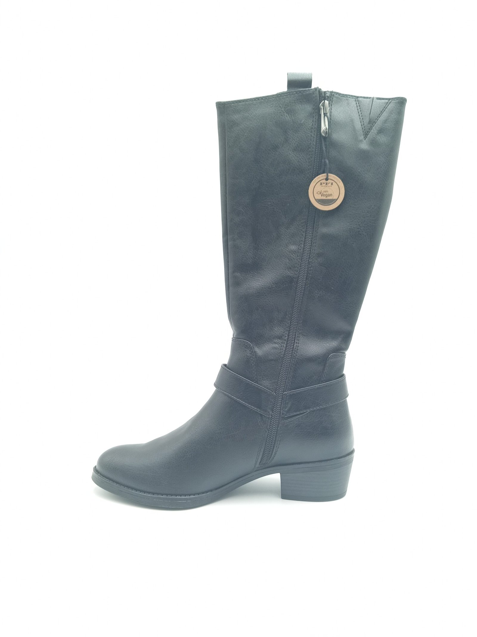 Bottes noires fourrées femme Marco Tozzi pointure 39 profil opposé