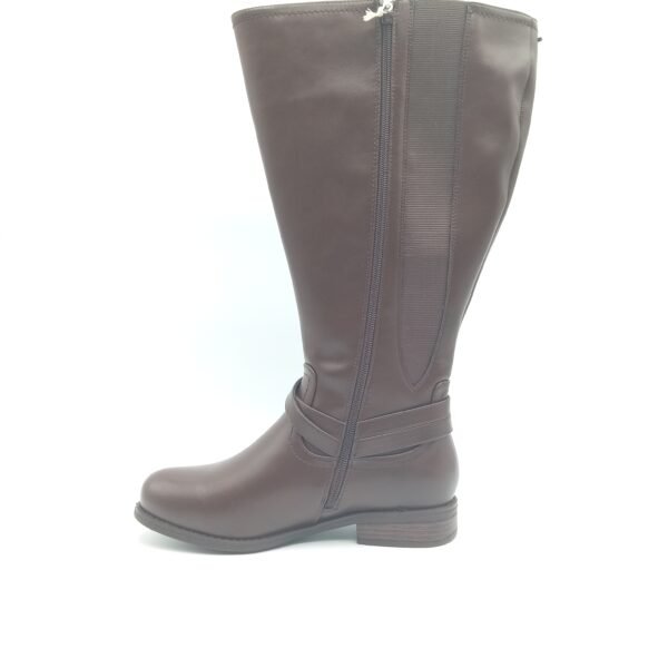 Bottes mollet large femme Gabylou Lyse pointures 40 et 41 3XL profil opposé