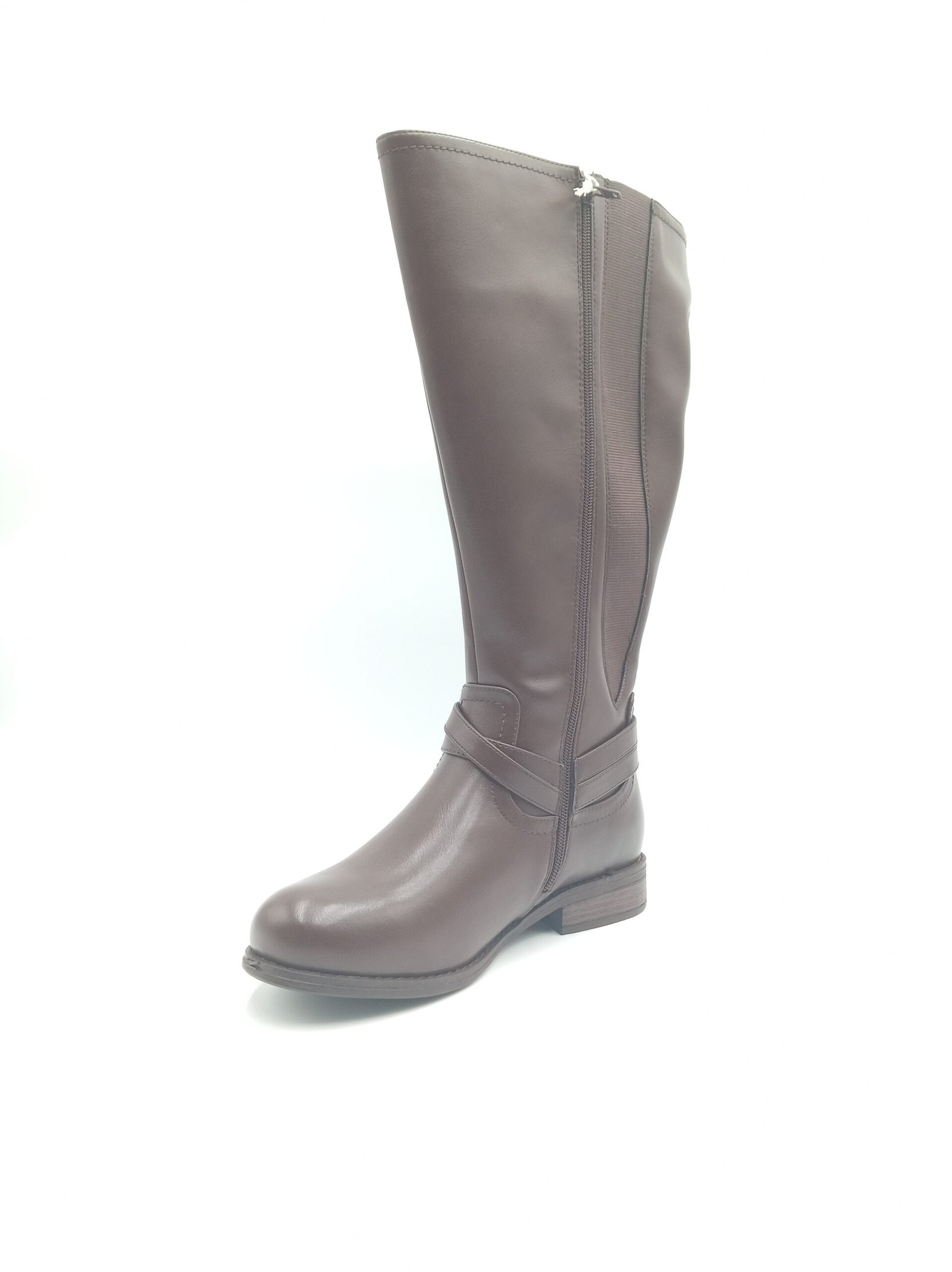 Bottes mollet large femme Gabylou Lyse pointures 40 et 41 3XL ava,t gauche