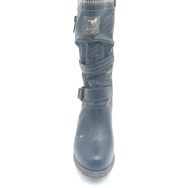 Bottes noires fourrées femme Mustang Palma pointure 39 dessus