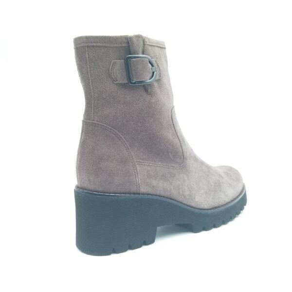 Bottines cuir suédé taupe femme Gabor pointure 41 arriere droit