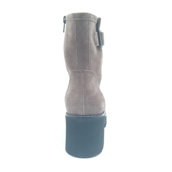 Bottines cuir suédé taupe femme Gabor pointure 41 arriere
