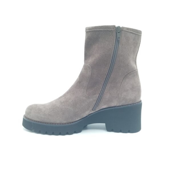 Bottines cuir suédé taupe femme Gabor pointure 41 profil opposé