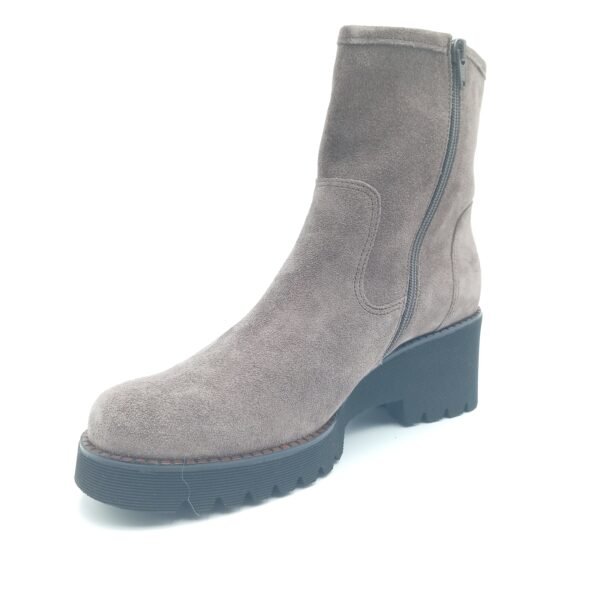 Bottines cuir suédé taupe femme Gabor pointure 41 avant gauche