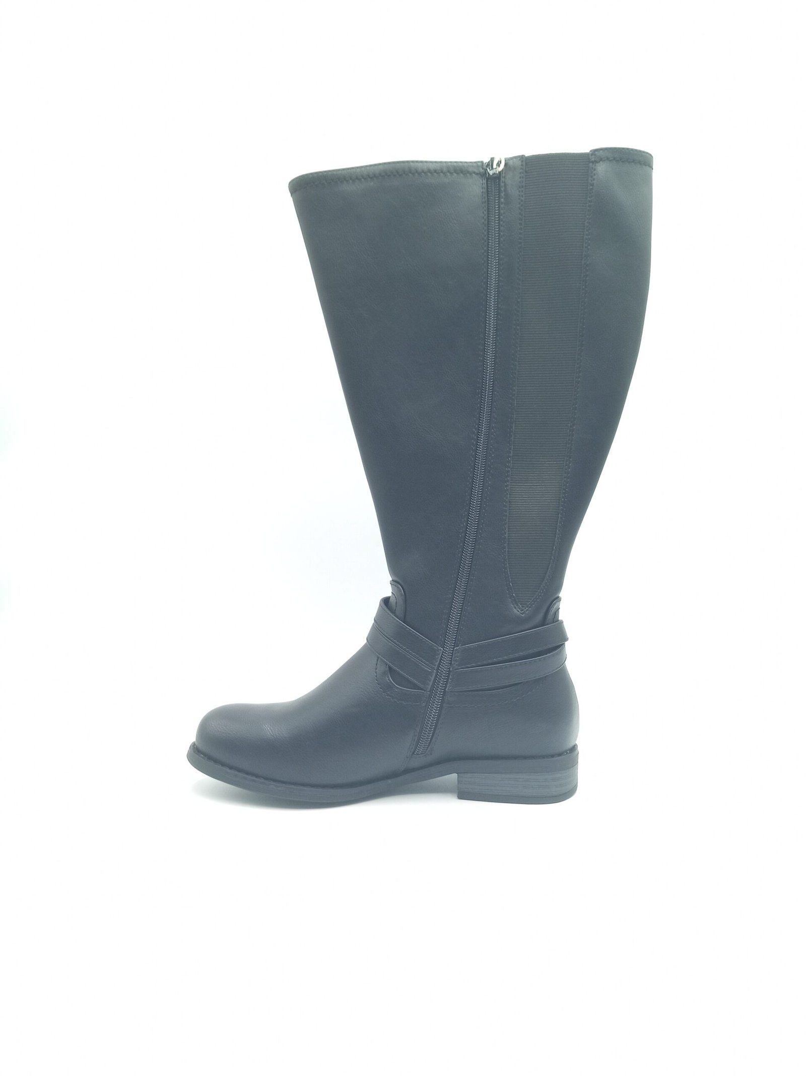 Bottes mollet large femme Gabylou Lise pointures 39 et 40 profil opposé