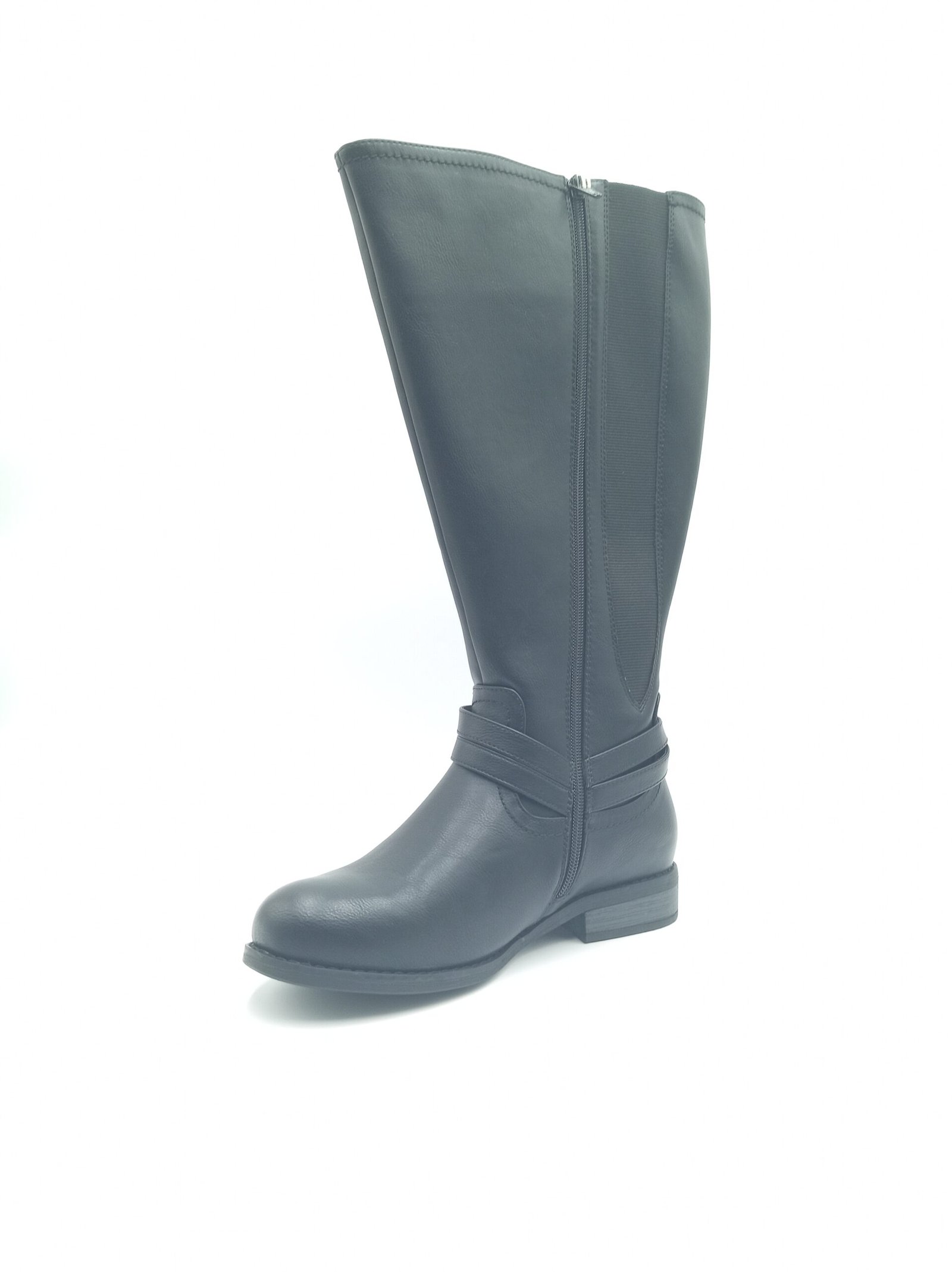 Bottes mollet large femme Gabylou Lise pointures 39 et 40 avant gauche