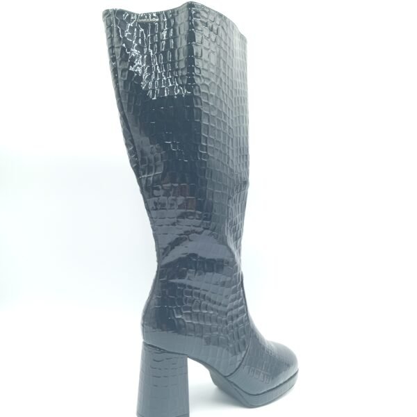 Bottes mollet large noires femme Gabylou Melissa pointure 39 2XL arrière droit