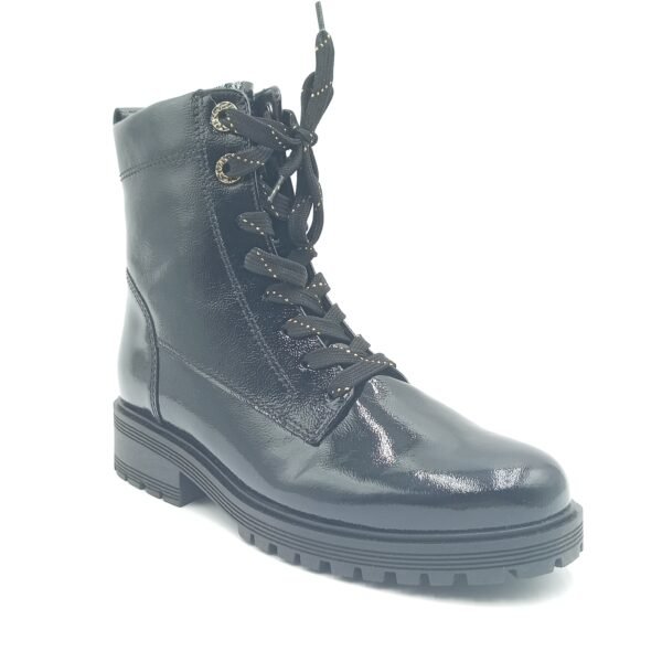 Bottines cuir verni noir femme Gabor pointure 38