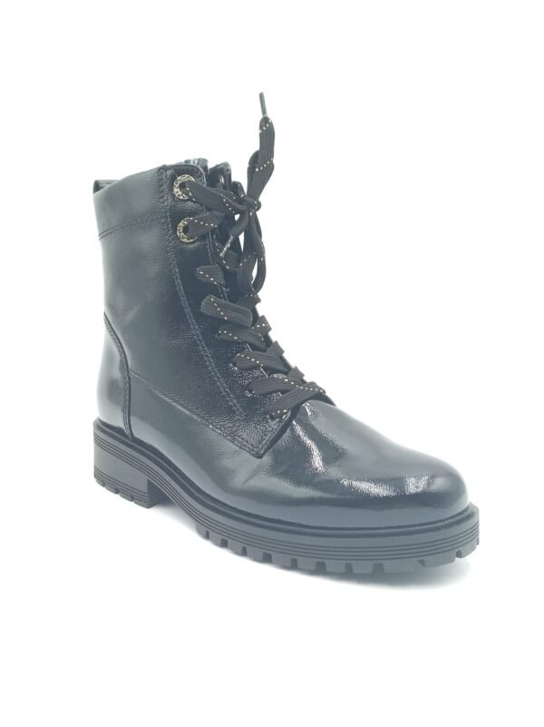 Bottines Gabor femme cuir verni noir – Pointure 38