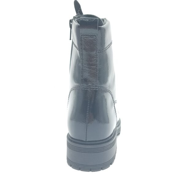 Bottines cuir verni noir femme Gabor pointure 38 arrière