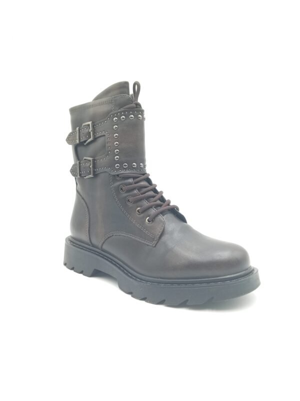 Bottines Tamaris biker marron fourrées femme pointure 40