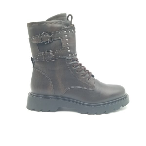 Bottines biker marron fourrées femme Tamaris pointure 40 profil
