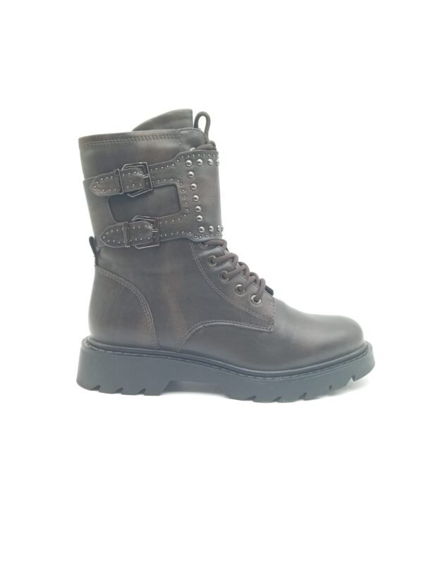 Bottines biker marron fourrées femme Tamaris pointure 40 profil