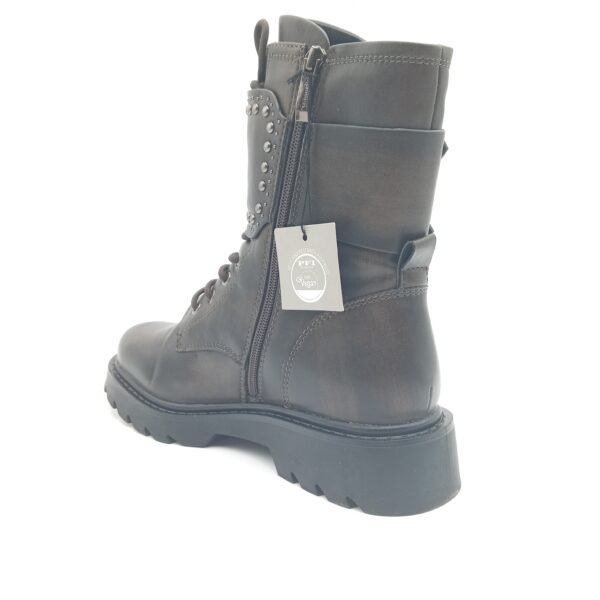 Bottines biker marron fourrées femme Tamaris pointure 40 arrière gauche