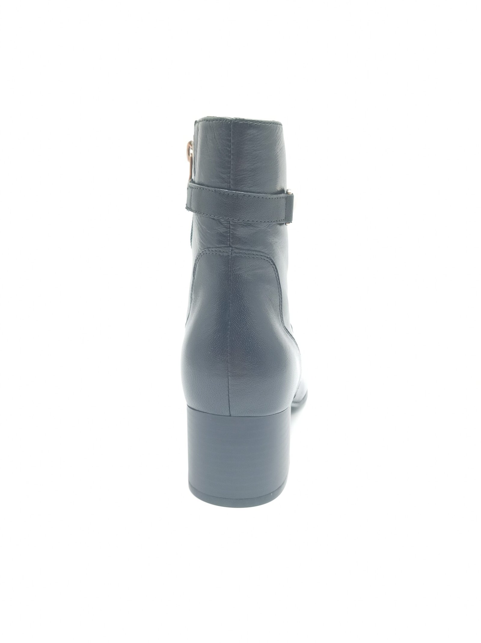 Bottines cuir noir femme Caprice pointure 39 arriere