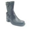 Bottines Marco Tozzi noires biker femme pointures 38 39 et 40