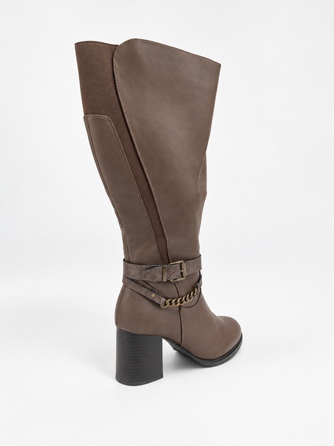 Bottes Gabylou Lemon mollet 2XL marron pointure 40