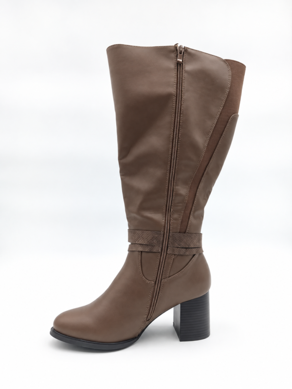 Bottes Gabylou Lemon mollet 2XL marron pointure 40